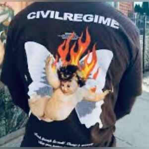NWOT Civil Regime Godspeed 199X Graphic Tee Shirt